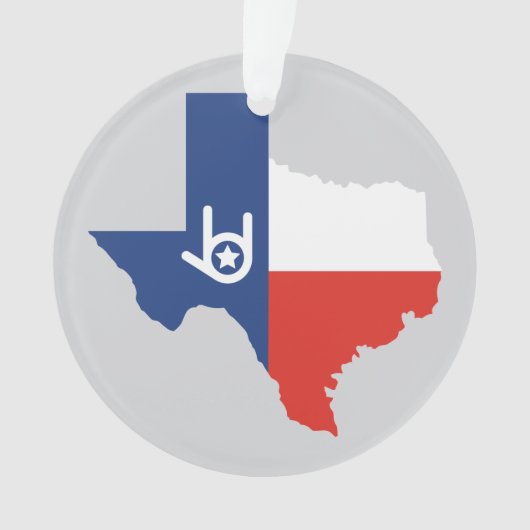 Ich Liebe Sie Texas Ornament (Vorderseite)