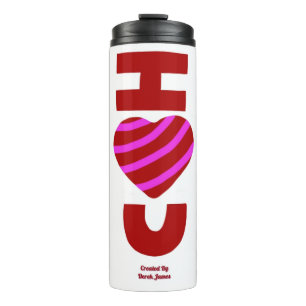 Ich Liebe Sie Thermal Tumbler Thermosbecher