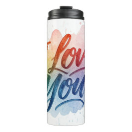 Ich Liebe Sie Thermosbecher