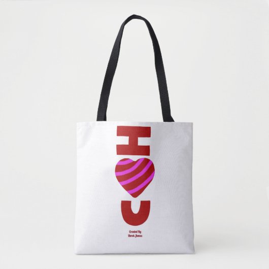 Ich Liebe Sie Totbeutel Tasche (Vorderseite)