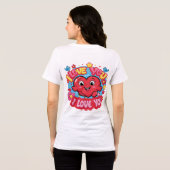 Ich Liebe Sie Tri-Blend Shirt (Rückseite voll)
