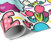 Ich Liebe Sie U-Bahn Art Muster Geschenkpapier (Rolleneckpunkt)