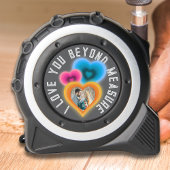 Ich Liebe Sie über Maß Groovy Herz Foto Maßband