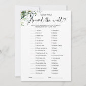 Ich Liebe Sie um das World Game Brautparty Einladung (Vorderseite)