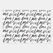 Ich Liebe Sie und Ihr Herz Geschenkpapier Set (Vorderseite)