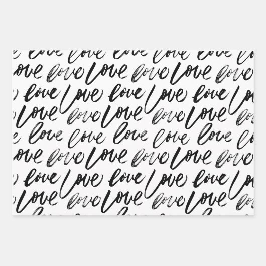 Ich Liebe Sie und Ihr Herz Geschenkpapier Set (Vorderseite)