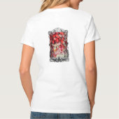 Ich Liebe Sie und zum Mond und zurück mit Rahmen T-Shirt (Rückseite)