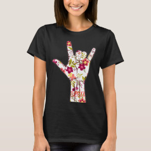 Ich Liebe, Sie unterschreiben Sprache ASL lieblich T-Shirt