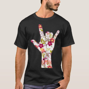 Ich Liebe, Sie unterschreiben Sprache ASL lieblich T-Shirt