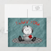 Ich Liebe Sie Valentinas Postkarte (Vorne/Hinten)
