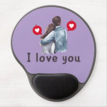 Ich Liebe Sie valentine Gel Mousepad Designs