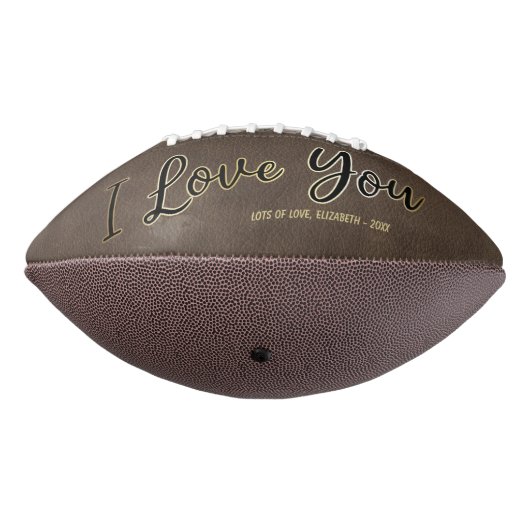 Ich Liebe, Sie Valentines halten am Sake fest Football (Gedreht 270)