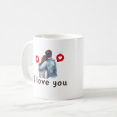 Ich Liebe Sie valentinische Tasse Designs (Vorderseite Links)