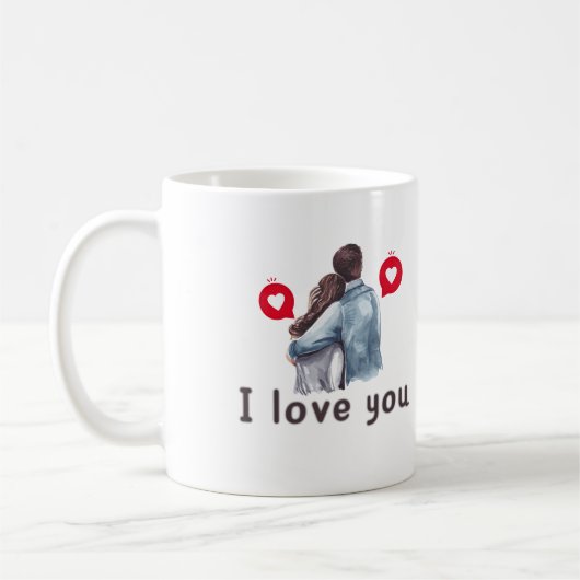 Ich Liebe Sie valentinische Tasse Designs (Links)