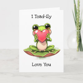 Ich Liebe Sie | Valentinstag Chibi Toad Karte