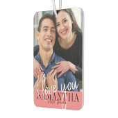 Ich Liebe Sie Valentinstag Foto Autolufterfrischer (Links)