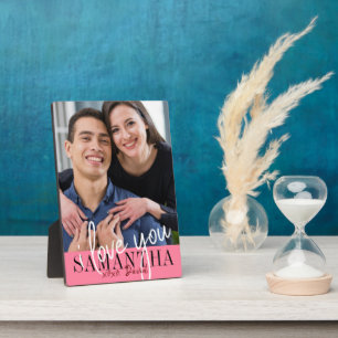 Ich Liebe Sie Valentinstag Foto Fotoplatte