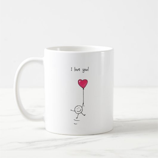 Ich Liebe Sie Valentinstag Geschenke Tasse (Links)