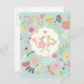 Ich Liebe Sie - Valentinstag-Karte Feiertagspostkarte (Vorne/Hinten)