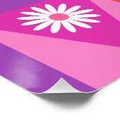 Ich Liebe Sie Valentinstag - Rosa Lila Rot Poster (Ecke)