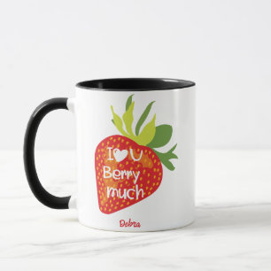 Ich Liebe Sie Valentinstag Strawberry Tasse