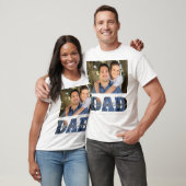 Ich Liebe Sie Vater Foto Zitat individuell Vater u T-Shirt (Unisex)