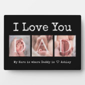Ich Liebe Sie Vater Keepake Multi-Foto Fotoplatte (Vorderseite)