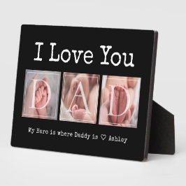 Ich Liebe Sie Vater Keepake Multi-Foto Fotoplatte