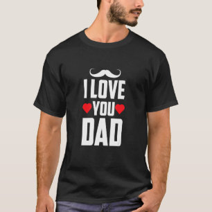 Ich Liebe Sie Vater Redewendungen Vatertag Vater P T-Shirt