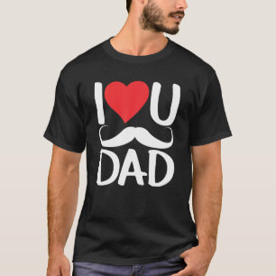 Ich Liebe Sie Vater Redewendungen Vatertag Vater P T-Shirt
