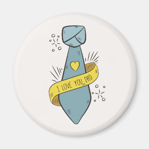 Ich Liebe Sie Vater Vatertag   Magnet