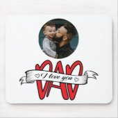 Ich Liebe Sie Vater Vatertag Mousepad (Vorne)