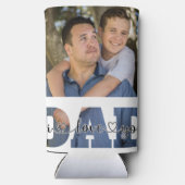 Ich Liebe Sie Vater Zitat Vater's maßgeschneiderte Selters Dosenkühler (Rückseite)