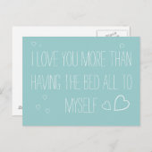 Ich Liebe, Sie vermissen mehr lange Postkarte (Vorne/Hinten)