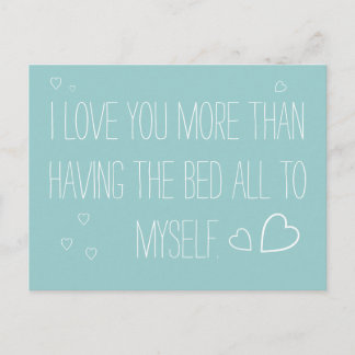 Ich Liebe, Sie vermissen mehr lange Postkarte