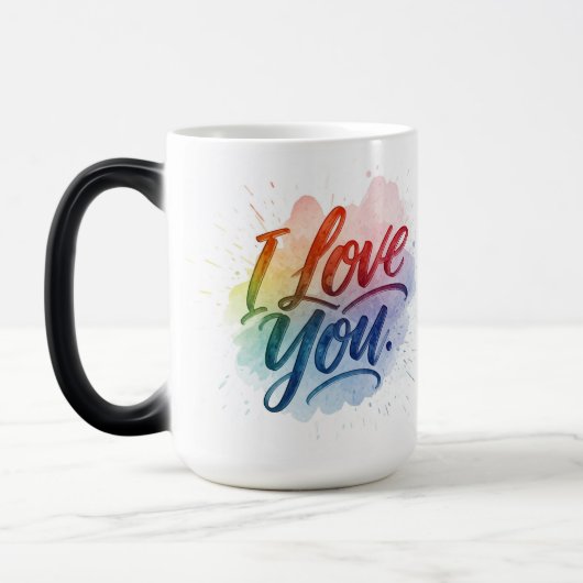 Ich Liebe Sie Verwandlungstasse (Links)