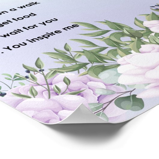 Ich Liebe Sie Wall Print, Digital Download Print Poster (Ecke)