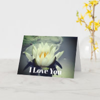Ich Liebe Sie Wasser Liege Blume Personalisiert