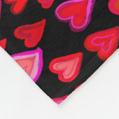 Ich Liebe Sie, Weihnachten Herzmuster Fleecedecke (Ecke)