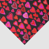 Ich Liebe Sie, Weihnachten Herzmuster Seidenpapier (Detail)