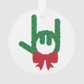 Ich Liebe Sie Weihnachtskranz Ornament (Rückseite)