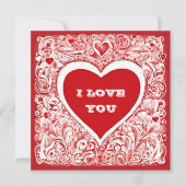 Ich Liebe, Sie werden mir Valentinerkarte heiraten
