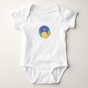 Ich Liebe Sie Whale Baby Strampler
