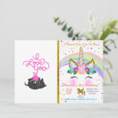 Ich Liebe Sie - Wollkugel - Wählen Sie die Farbe z Einladung (Stehend Vorderseite)