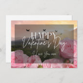 Ich Liebe Sie XOXO Happy Valentine Day Card Einladung (Vorne/Hinten)