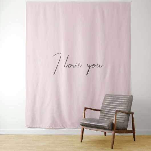 Ich Liebe, Sie zitieren Hochzeitsstich Valentinsta Wandteppich (Beispiel)