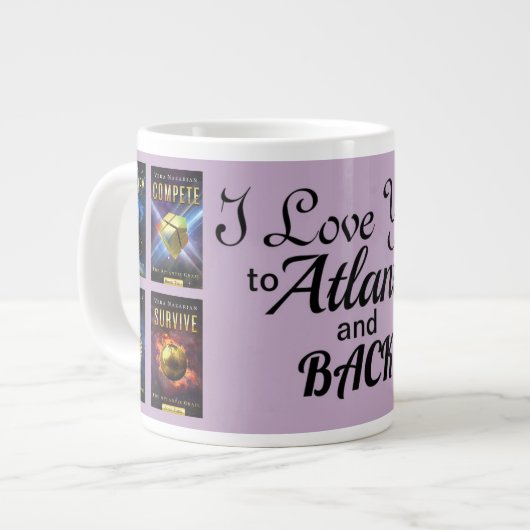 Ich Liebe Sie zu Atlantis und zurück Tasse (Vorderseite Links)