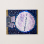 Ich Liebe Sie zu den Mond & Back Robotern Puzzle (Horizontal)
