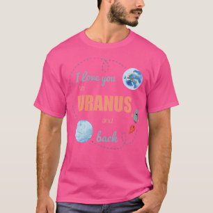 Ich Liebe Sie zu Jupiter und zurück Astronomie-Shi T-Shirt