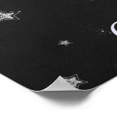 Ich Liebe Sie zum Mond und zurück mit Mond & Stern Poster (Ecke)